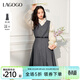 LAGOGO灰色miu系背心連衣裙女拉谷谷2025年春新款高級感修身裙子 灰色 M