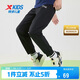 特步（XTEP）兒童童裝男女童中大童時(shí)尚百搭運動(dòng)針織長(cháng)褲 純正黑 165cm