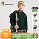 暇步士（Hush Puppies）【經(jīng)典款】童裝兒童男女大童秋季新款簡(jiǎn)約舒適時(shí)尚百搭線(xiàn)衣 叢林綠 140 cm