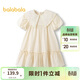 巴拉巴拉女童裙子兒童連衣裙夏裝中大童純棉甜美泡泡袖潮