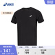 亞瑟士ASICS男子運動(dòng)短袖T恤吸濕排汗T恤 2031F138-250 黑色 L