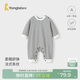 童泰（TONGTAI）嬰兒連體衣春秋季寶寶衣服男童女童休閑哈衣爬服童裝黑色73cm