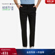 Tommy Hilfiger秋冬男裝都市經(jīng)典商務(wù)通勤彈力斜紋修身顯瘦西褲長(cháng)褲休閑褲 黑色001 -修身版-拍大一碼 31 (2.4尺)