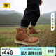 CAT卡特新款男鞋復古單鞋戶(hù)外時(shí)尚休閑潮流百搭高幫工裝靴