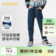 巴拉巴拉童裝兒童褲子男童長(cháng)褲秋冬裝寶寶直筒褲加絨時(shí)尚潮酷