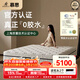 慕思（de RUCCI）睡眠精靈-0膠水  乳膠床墊席夢(mèng)思床墊慕斯床墊 1.8*2米 軟硬適中