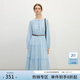 范思藍恩腰精裙系列 法式度假連衣裙女2025春新款天絲長(cháng)裙1272 清水藍 XL