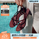 百麗（Belle）白百何同款華爾茲優(yōu)雅一字帶涼鞋女商場(chǎng)款綁帶高跟鞋3WS33BL5 酒紅色 36 (230mm)