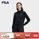 FILA 斐樂(lè )官方女子連衣裙2026春新款時(shí)尚休閑寬松假兩件拼接裙子 傳奇藍-NV XL 175/92A/XL