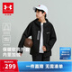 安德瑪（Under Armour）童裝兒童外套秋冬男女童連帽梭織加厚加絨保暖休閑夾克254304397