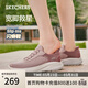 斯凱奇（Skechers）閃穿鞋女鞋春季軟底一腳蹬健步鞋寬楦百搭運動(dòng)鞋117504W