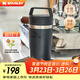STANLEY保溫杯咖啡杯水杯不銹鋼杯子時(shí)尚戶(hù)外便攜保溫保冷男士女士禮物 【熱銷(xiāo)TOP2】黑色 2.0- 354ml