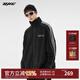 BJHG【高寒同款】不計后果春季美式復古環(huán)保麂皮絨夾克男潮牌情侶外套 碳黑色（尺碼偏大建議拍小一碼） L （170-190斤）