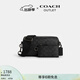 蔻馳（COACH）奧萊男士男包經(jīng)典標志AXEL斜挎包單肩包通勤百搭 QB/炭黑色/黑色