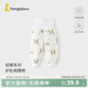 童泰（TONGTAI）嬰兒褲子秋冬季純棉男女寶寶高腰長(cháng)褲兒童家居服睡褲夾棉童裝 綠色 110 cm