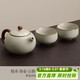 尚言坊汝窯茶壺泡茶家用高檔陶瓷冰裂釉西施壺功夫茶具一人用一壺二杯