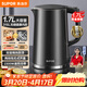蘇泊爾（SUPOR）電水壺熱水壺 1.7L大容量全鋼無(wú)縫內膽 雙層防燙電熱水壺 316L不銹鋼燒水壺 SW-17J416L