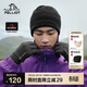 伯希和（Pelliot）戶(hù)外防風(fēng)登山帽子冬季男抓絨防寒面罩保暖圍脖女冷帽黑105434005