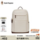 暇步士（Hush Puppies）雙肩包電腦包雙拼色通勤包大容量背包女旅行生日禮物送女友 米杏色HA-131251292