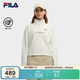 FILA 斐樂(lè )官方【楊冪同款】女子套頭衛衣冬休閑舒適拼色針織長(cháng)袖上衣