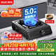 櫻雪（INSE）燃氣灶單眼灶具 5.0kW猛火臺式煤氣爐單灶灶臺 大火力黑色噴涂耐臟易清潔面板JZY-T2451(G)W液化氣