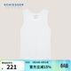 舒雅（Schiesser）男士舒美棉棉質(zhì)打底內衣背心【3件裝】E5/22874V 白色 L