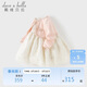 戴維貝拉（DAVE＆BELLA）兒童連衣裙女童小香風(fēng)網(wǎng)紗裙女寶寶裙子春裝