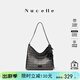 紐芝蘭（NUCELLE）浪花HOBO包包女輕奢大容量水桶包單肩斜挎腋下通勤女士包生日禮物