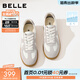 百麗（Belle）張凌赫同款女鞋子散文詩(shī)復古德訓鞋簡(jiǎn)約情侶款休閑鞋B0992AM6預售 【翟瀟聞同款】灰色-女款 38