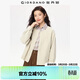 佐丹奴休閑外套女裝春季新款純棉燈芯絨破骨寬松圓領(lǐng)夾克13375659