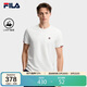 FILA斐樂(lè )官方男士短袖T恤2026夏季商務(wù)休閑透氣寬松質(zhì)感簡(jiǎn)約圓領(lǐng)上衣