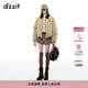 DZZIT【高顏值羽絨】地素冬季燈芯絨牛仔美拉德巴恩風(fēng)外套女 土黃色 M