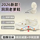 紅豆厚底洞洞鞋女士夏季外穿防滑防臭2026新款沙灘運動(dòng)老爹鞋防滑增高 白色【eva防滑防臭】 39 正碼（內長(cháng)245mm）