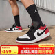 Jordan男子休閑鞋喬丹AJ1 JORDAN 1 運動(dòng)鞋IB8971-106經(jīng)典黑紅44