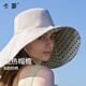 卡蒙（Kenmont）全遮防曬帽女大帽檐戶(hù)外透氣防紫外線(xiàn)遮陽(yáng)帽波點(diǎn)速干漁夫帽夏6162