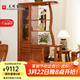 光明家具 門(mén)廳柜實(shí)木隔斷柜北美紅橡木1.2米廳柜3672 隔斷柜