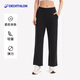 迪卡儂莫代爾健身長(cháng)褲現代舞彈力柔軟輕盈可調節直筒運動(dòng)褲 煙熏黑 M /165/76A