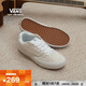 VANS范斯官方 Caldrone小白鞋美式復古胖胖鞋男女鞋板鞋 白色 36