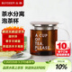 北鼎（Buydeem）茶水分離玻璃杯 辦公泡茶濾杯高硼硅泡茶杯灰羽色