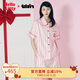 野獸派家居（tbh）三麗鷗Hello Kitty天絲棉家居服套裝軟棉棉四季條紋睡衣 短款   M