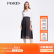 PORTS寶姿春夏新品女裝Two-in-one網(wǎng)紗拼接西服裙LM8D064MCP015 黑色 XS (2)