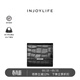 INJOYLIFE 錢(qián)包女鱷魚(yú)紋真皮折疊優(yōu)雅短款錢(qián)夾女生三折小皮夾 黑色