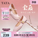 他她（TATA）新中式平底瑪麗珍鞋軟底芭蕾舞鞋24春商場(chǎng)同款XCK01AQ4 粉色 39