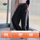 adidas經(jīng)典寬松可拆卸運動(dòng)褲扭扭褲女裝阿迪達斯官方三葉草 黑色   XS
