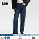 Lee25秋冬新429標準直腳加厚加絨深藍女保暖牛仔褲 深藍色 29