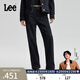 Lee【張凌赫代言】經(jīng)典直筒五袋款女保暖顯瘦牛仔褲潮流LWB10042 深藍色 24