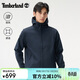 添柏嵐（Timberland）軟殼衣男春秋戶(hù)外防風(fēng)保暖時(shí)尚舒適連帽外套A43A2 藏藍 XL