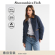 Abercrombie & Fitch【巴恩風(fēng)】美式復古燈芯絨LOGO羽絨服外套25秋冬女裝144-5243 海軍藍 L (165/104A) 尺碼偏大，建議小一碼