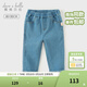 戴維貝拉（DAVE＆BELLA）女童牛仔褲兒童長(cháng)褲小童休閑褲幼兒童褲春季新款洋氣寶寶褲子 牛仔藍【現貨】 110 cm（建議身高100-110cm）