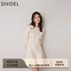 SNIDEL【精英衣櫥】圓領(lǐng)針織衫上衣A字針織短裙兩件套SWNO245026 象牙白 均碼 （F）